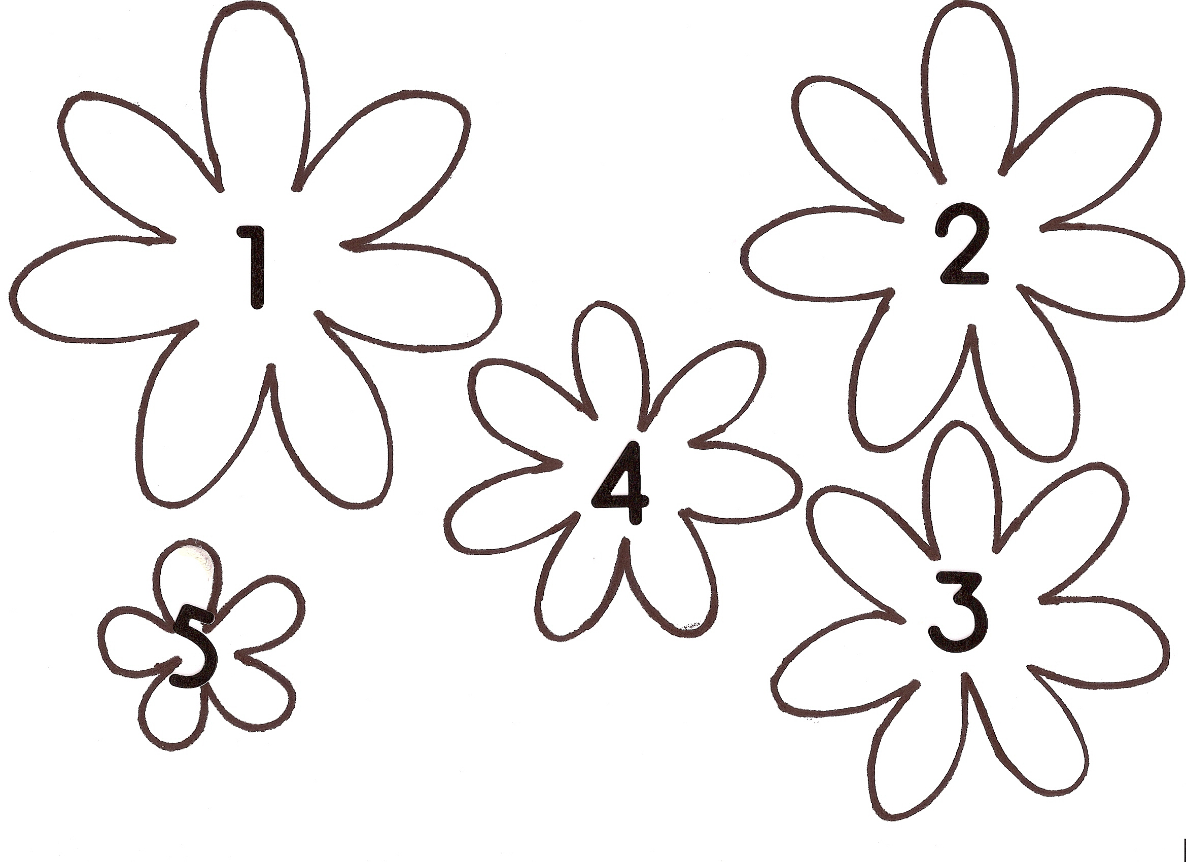 Flower templates  paperpestogallery